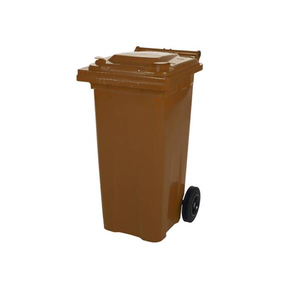 SARO 2 Rad Müllgroßbehälter 120 Liter  -braun- MGB120BR