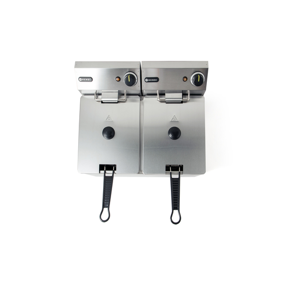 Hendi Fritteuse Kitchen Line 2 x 8 Liter, Inhalt: 16 Liter, Bild 2