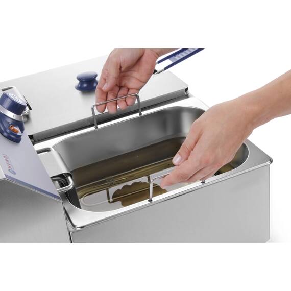 Hendi Fritteuse Kitchen Line 2 x 6 Liter, Inhalt: 12 Liter, Bild 6
