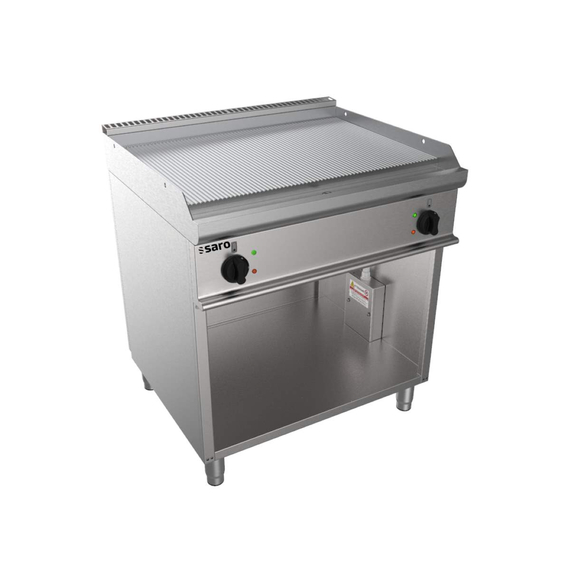 SARO Elektro-Griddleplatte mit offenem Unterbau, Modell E7/KTE2BAR
