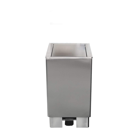 SARO Edelstahlmülleimer 60 Liter, Modell Apollo