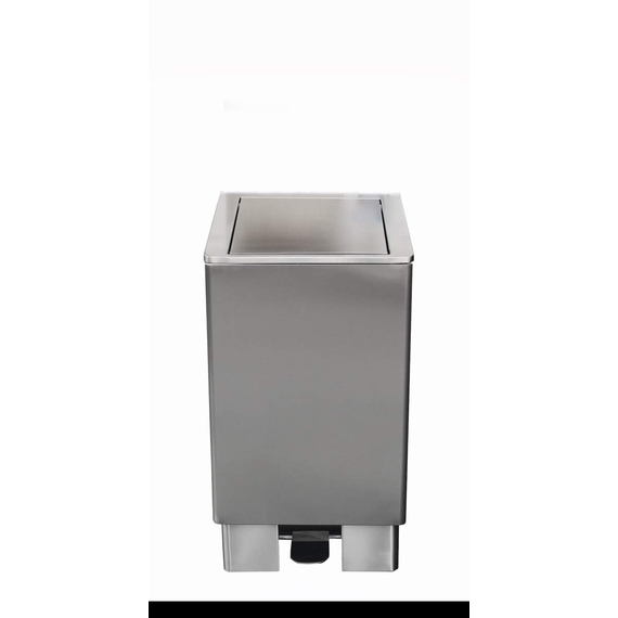 SARO Edelstahlmülleimer 90 Liter, Modell Jupiter