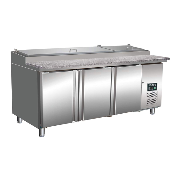 SARO Belegstation 1/3 GN mit Granitarbeitsplatte, Modell SH 2000