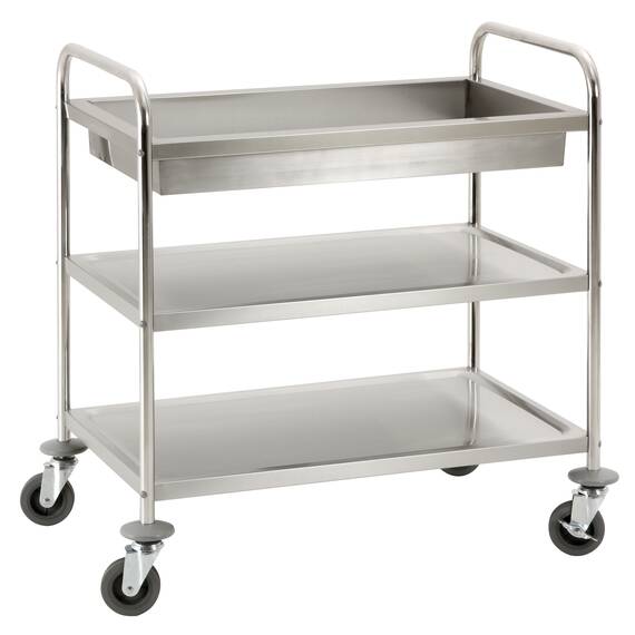 Neumärker Servierwagen mit Abräummulde
