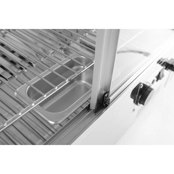 Hendi Warmhaltevitrine mit 3 Auslagen, 120 Liter, Inhalt: 120 Liter, Bild 6