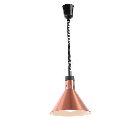 Hendi Höhenverstellbare Wärmelampe, konisch - Kupfer, Farbe: Kupfer