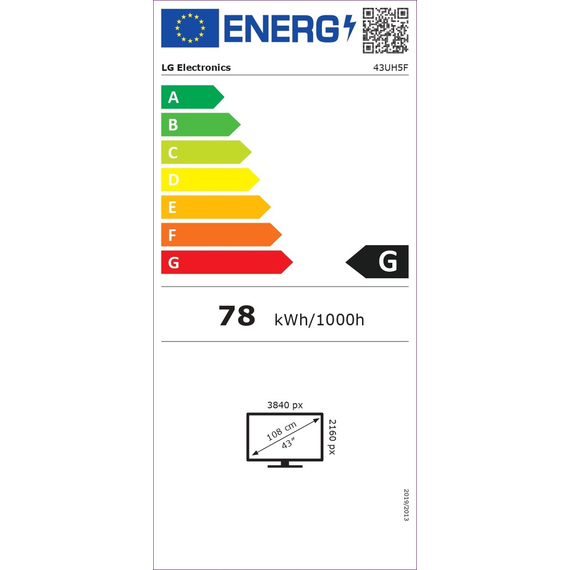 LG 43UH5F-H (43")108 cm 4K LED-Display, Displaygröße: 43 Zoll, Bild 9