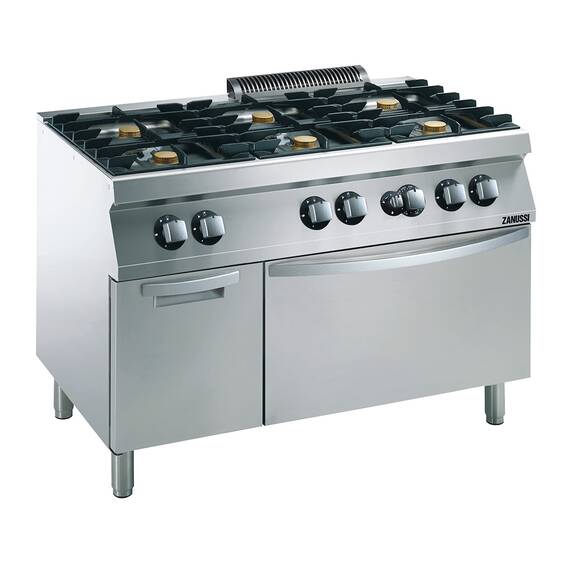 Zanussi Gasherd GH7 / 6FLGBS mit Gasbratofen, Ausführung: GH7 / 6FLGBS