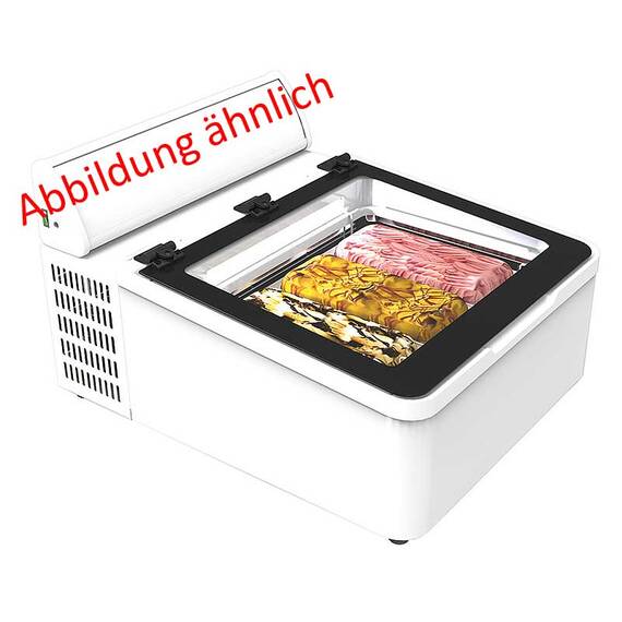 NordCap Auftisch-Vitrine Mini Cream 3V LED