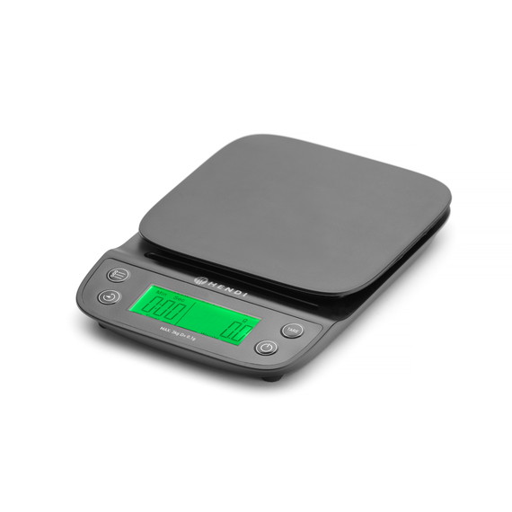 Hendi Hochpräzisions-Küchenwaage 3kg mit Timer, Bild 2