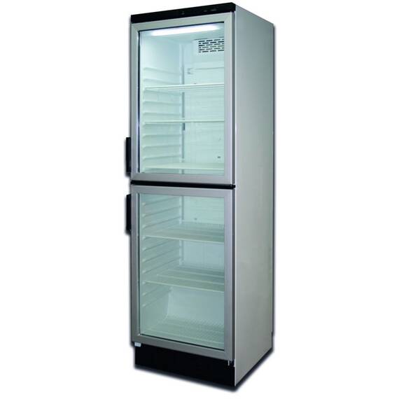 NordCap Gewerbekühlschrank KU 407 2-G LED mit Umluftkühlung