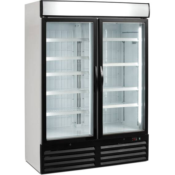 NordCap Gewerbetiefkühlschrank TKU 980 G-LED, Ausführung: TKU 980 G-LED