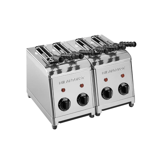 Milantoast Sandwich Toaster Edelstahl 4 Scheiben, Farbe: Edelstahl, Ausführung: 4 Scheiben