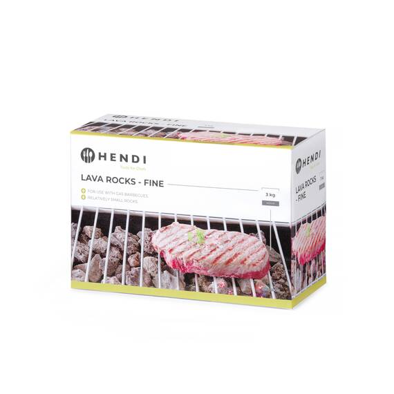 Hendi Lavasteine - fein 3 kg Box