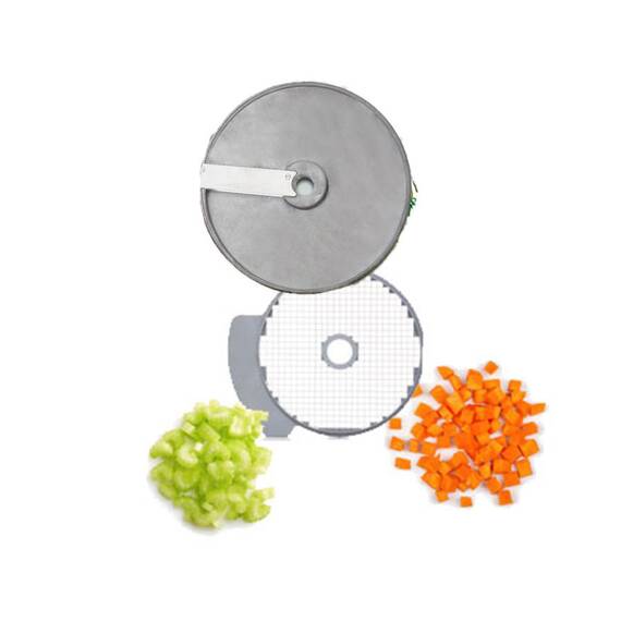 Dynamic Professional Satz Würfelscheiben 8 x 8 mm, Schnittbreite: 8 x 8 mm