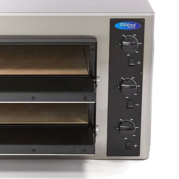 Maxima Deluxe Pizzaofen 4 + 4 x 25 cm 400V, Bild 4