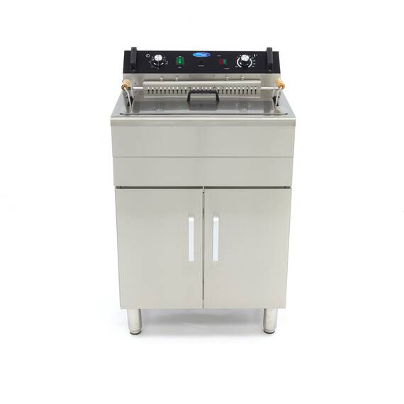 Maxima Fritteuse 30L - mit Wasserhahn und Schränke