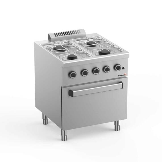 Bergman Gasherd 4 Brenner mit Gasofen