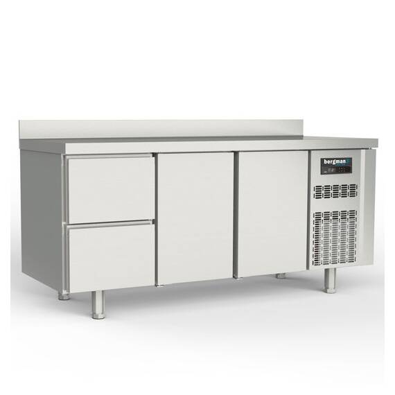 Bergman Profi-Line 700 Kühltisch 3-fach - 2 S / 2 T GN 1/1 + AK
