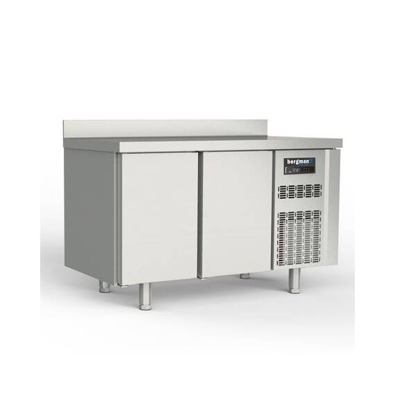 Bergman Profi-Line 700 Kühltisch 2-fach - 2 T GN 1/1 + AK