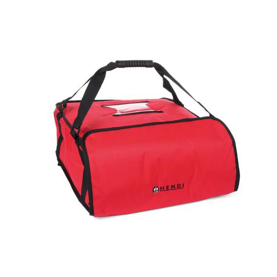 Hendi Pizza-Transporttaschen 45 cm, Farbe: Rot, Größe: 45 cm