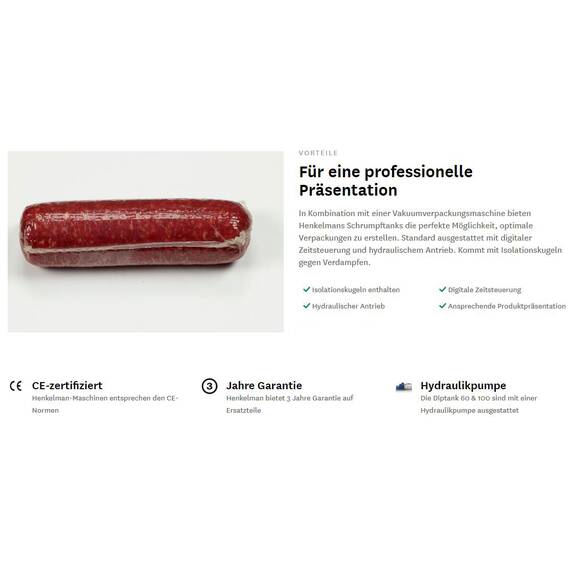 Henkelman Schrumpftank - Diptank 100, Ausführung: Diptank 100, Bild 2