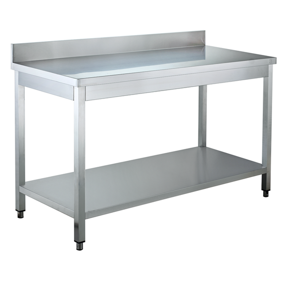 Bergman Basic-Line 700 Arbeitstisch mit Grundboden/Aufkantung B1200