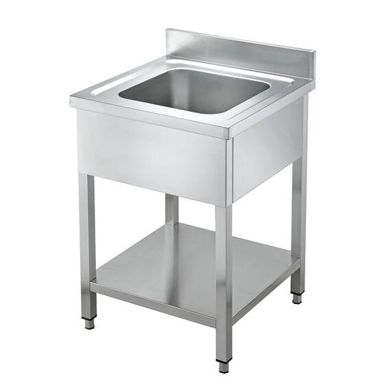Bergman Basic-Line Spültisch 60 x 70 mit 1 Becken