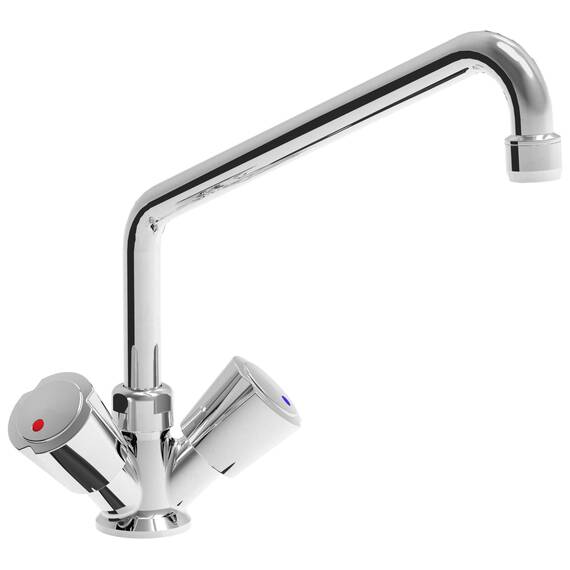 Bergman Profi-Line Einloch-Mischbatterie mit Wasserhahn