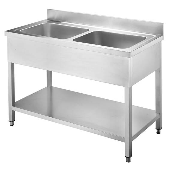 Bergman Profi-Line Spültische 700 mit 2 Becken B1200