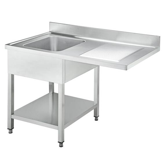 Bergman Profi-Line Spültische 700 mit 1 Becken links & Plattenüberstand B1400