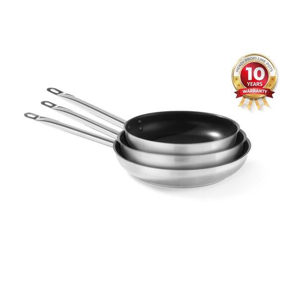 Hendi Bratpfanne, antihaftbeschichtet - ohne Deckel ø240x(H)45 mm, Durchmesser: ø240x(H)45 mm