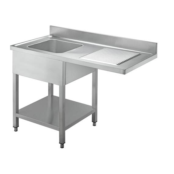 Bergman Basic-Line 600 Spülzentrum 12 x 6 mit 1 Becken links