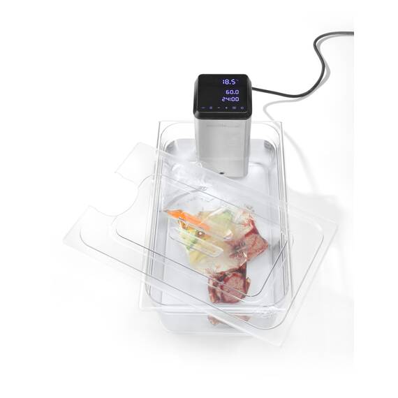 Hendi Gastronorm-Deckel mit Sous-Vide-Stick-Aussparung GN 1/2, Variante: GN 1/2