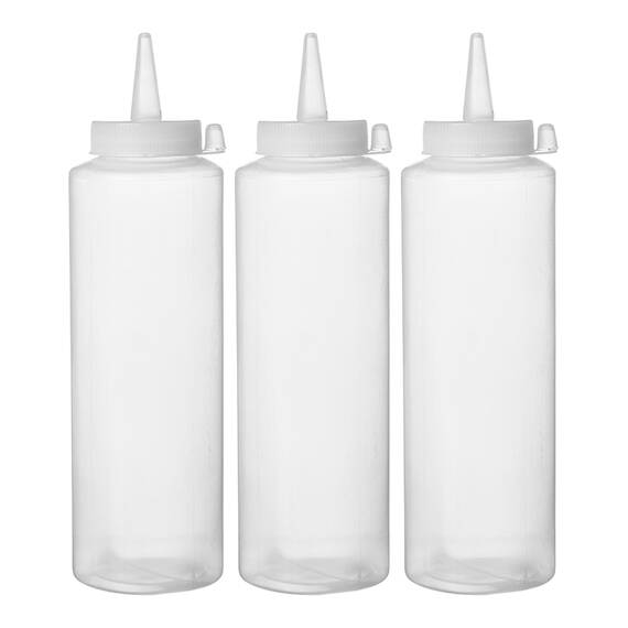 Hendi Spenderflaschen, 3er Set Transparent 0.7 L, Farbe: Transparent, Variante: 0.7 L
