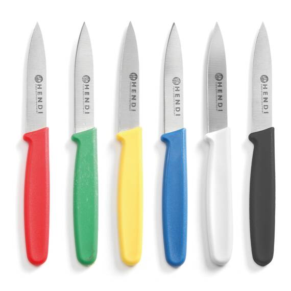 Hendi Set aus 6 Farben Schälmesser