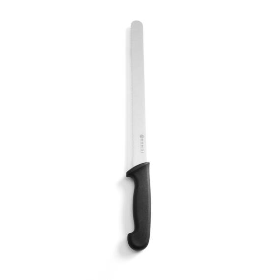 Hendi Standard - schwarz Brotmesser 380 mm, Länge: 380 mm