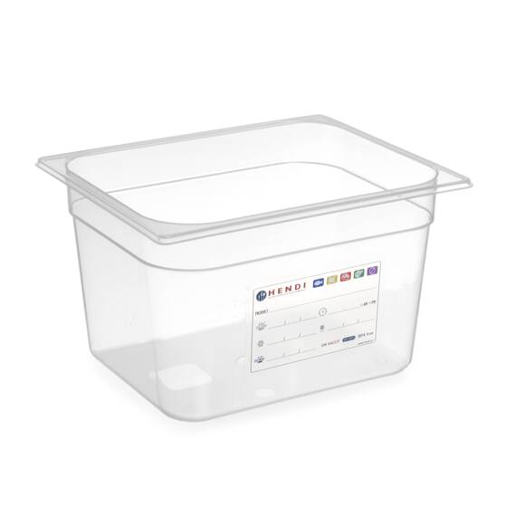 Hendi Aufbewahrungsbehälter Gastronorm Behälter 1/2 6.5 L, Variante: 6.5 L