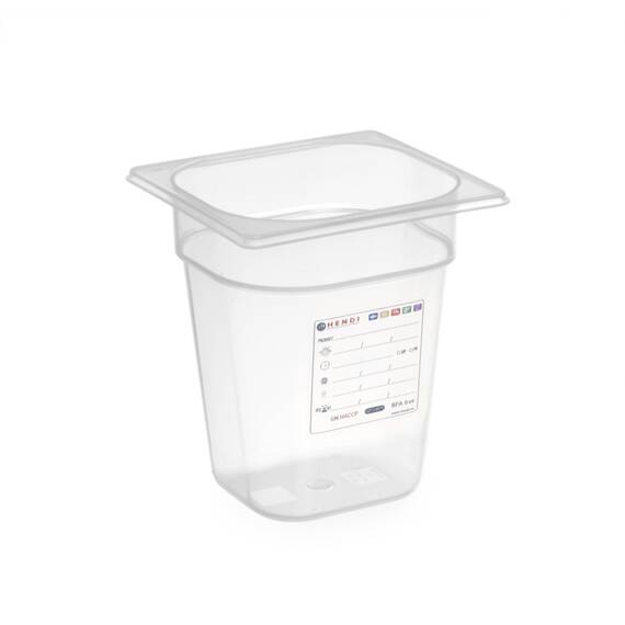 Hendi Aufbewahrungsbehälter Gastronorm Behälter 1/6 1.6 L, Variante: 1.6 L