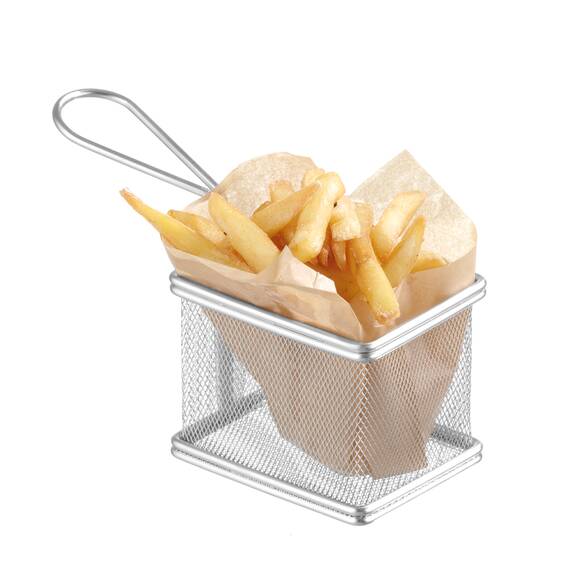 Hendi Miniatur Snack Frittierkörbe 90x90x(H)90 mm, Größe: 90x90x(H)90 mm, Bild 7