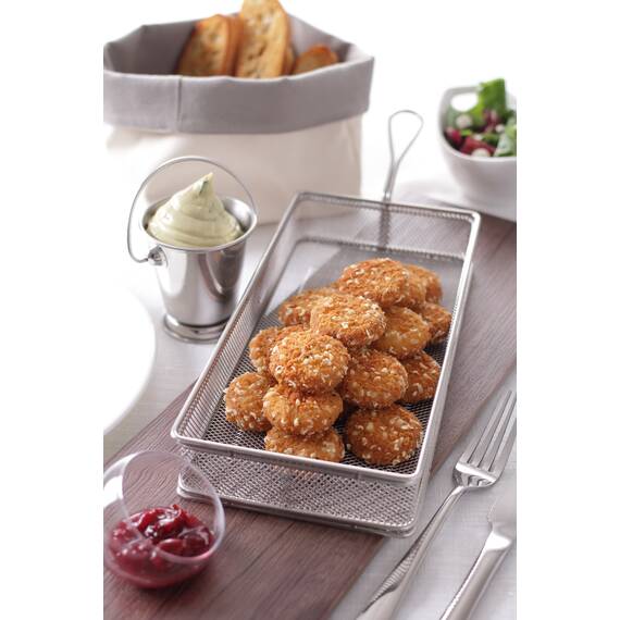 Hendi Miniatur Snack Frittierkörbe 90x90x(H)90 mm, Größe: 90x90x(H)90 mm, Bild 4
