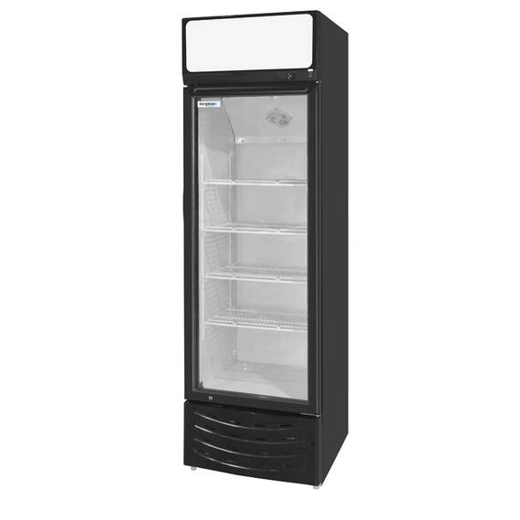 Bergman Basic-Line Getränkekühlschrank 260 l mit Leuchtaufsatz (230V)