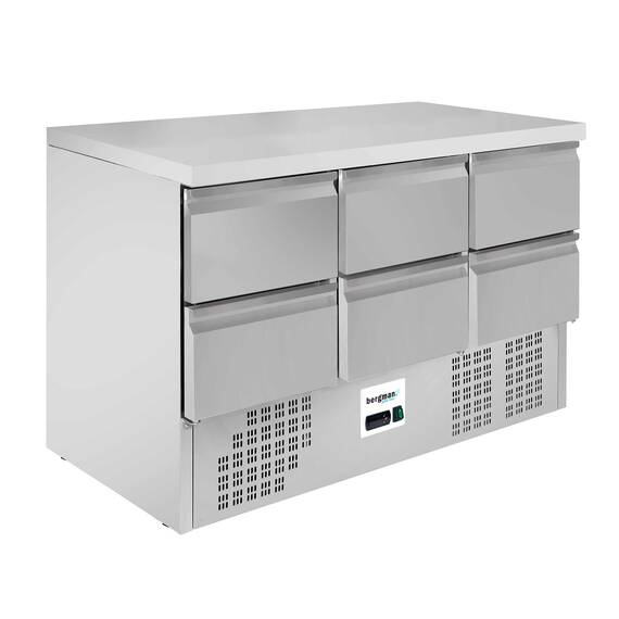 Bergman Basic-Line 700 Kühltisch Mini - 3-fach - S/S/S (230 V)