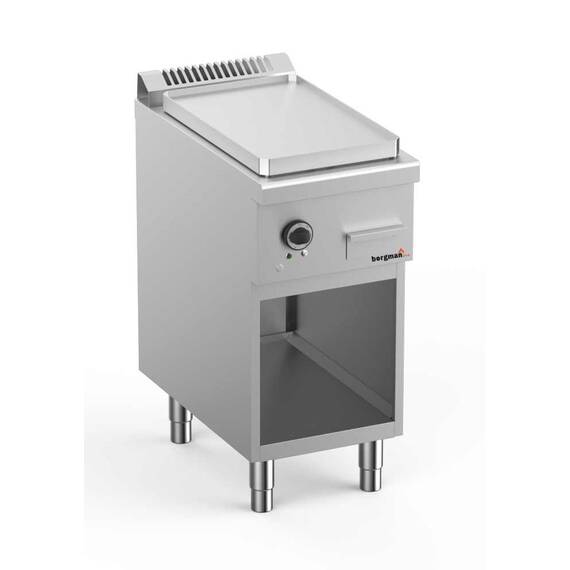 Bergman Elektro-Grillplatte auf Unterschrank, 1 Platte glatt