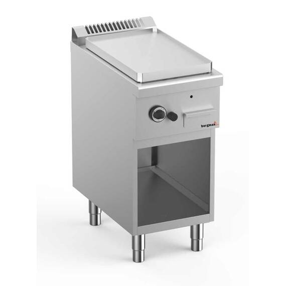 Bergman Elektro-Grillplatte auf Unterschrank, 1 430 STAHL-Platte glatt