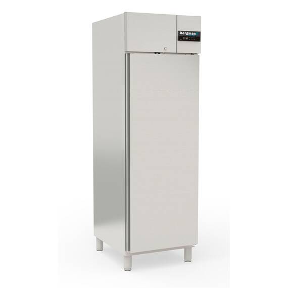 Bergman Profi-Line 700 Edelstahl Tiefkühlschrank - 1-türig GN 2/1
