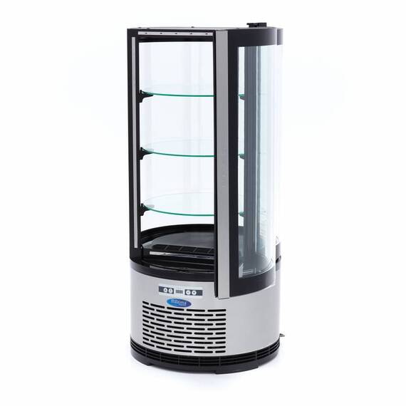 Maxima Kuchenvitrine 100L Schwarz, Bild 2