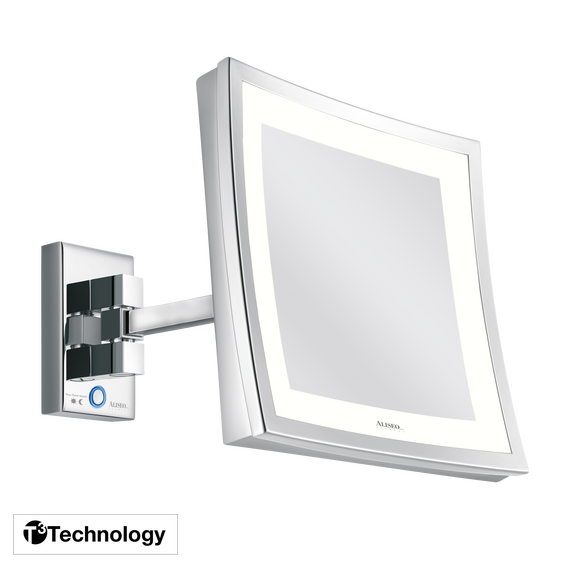 Aliseo LED Cubik T3 Kosmetikspiegel mit Schwenkarm, Ausführung: Direktanschluss, Variante: Schwenkarm, Bild 2