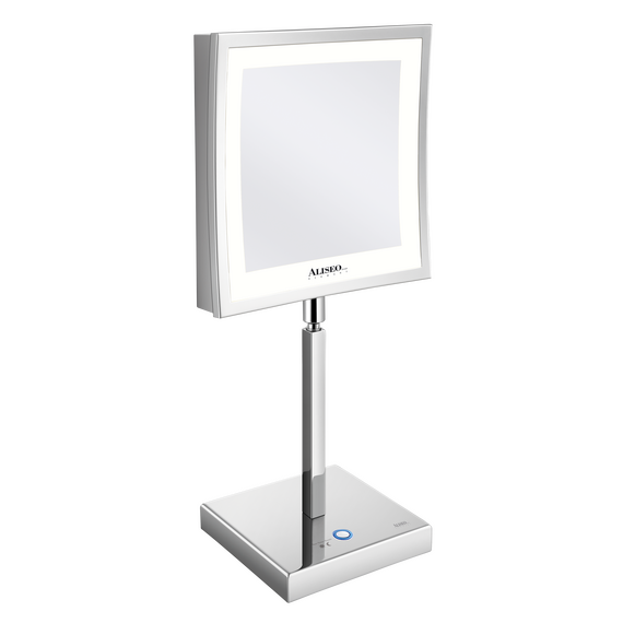 Aliseo LED Cubik T3 Kosmetikspiegel Standmodell, Ausführung: mit EU-Stecker, Variante: Standmodell