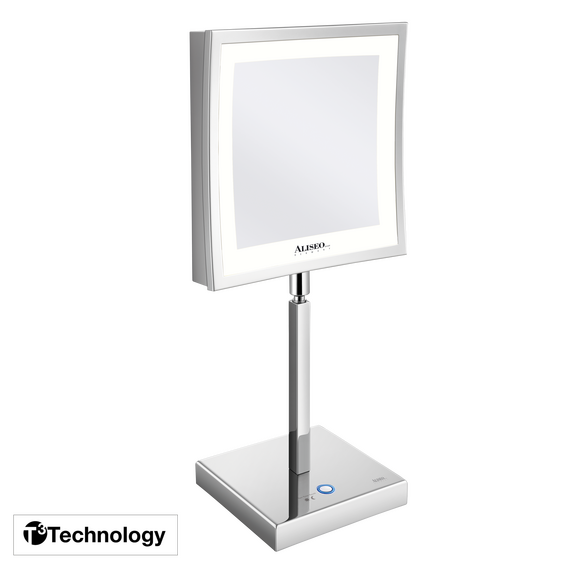 Aliseo LED Cubik T3 Kosmetikspiegel Standmodell mit Schweizer Stecker, Ausführung: mit Schweizer Stecker, Variante: Standmodell, Bild 2